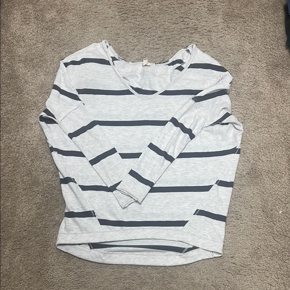 We The Free Cream Off-the-Shoulder Long Sleeve Sweatshirt